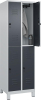 Doppelst. Schrank CLASSIC
B600xT500xH1950 mm
RAL 7035/7016, 2x2Abteile - More 8