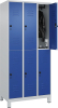 Doppelst. Schrank CLASSIC
B900xT500xH1950 mm
RAL 7035/5010, 3x2Abteile - More 8