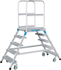 Podesttreppe beidseitig
5 Stufen/Gitterrost
Podesthöhe 1,20 m - More 9