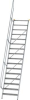 Alu-Treppe 60 Grad
16 Stufen B 800 mm
lichte Höhe 3880 mm - More 9