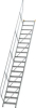 Alu-Treppe 45 Grad
18 Stufen B1000 mm
lichte Höhe 3750 mm - More 9