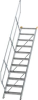 Alu-Treppe 45 Grad
12 Stufen B1000 mm
lichte Höhe 2500 mm - More 9