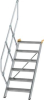 Alu-Treppe 45 Grad
7 Stufen B 800 mm
lichte Höhe 1460 mm - More 9