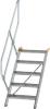 Alu-Treppe 45 Grad
5 Stufen B 800 mm
lichte Höhe 1040 mm - More 9