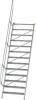 Alu-Treppe 60 Grad
13 Stufen B1000 mm
lichte Höhe 3150 mm - More 9