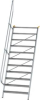 Alu-Treppe 60 Grad
11 Stufen B1000 mm
lichte Höhe 2660 mm - More 9