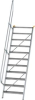 Alu-Treppe 60 Grad
11 Stufen B 800 mm
lichte Höhe 2660 mm - More 9