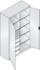 Flügeltürenschrank
B1200xT500xH1950 mm
RAL 7035, 8 Schubladen - More 7