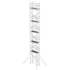 Alu-Klappgerüst
Plattform B1800xT750 mm
Plattformhöhe 10,80 m - More 9