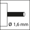FORMAT INOX-Taschenmessschieber
150 mm 1/20 m. Feststellschr. 
u. rundem Tiefenmaß - P4005.0151 - More 9