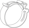 Schlauchschellenzange
180mm m.Kst.Griff Knipex - More 9
