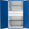 Schwerlastschrank
B1085xT690xH1950mm
RAL7035/5010 o.Mittelwand - More 9
