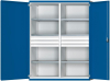 Schwerlastschrank
B1485xT690xH1950mm
RAL7035/5010 m.Mittelwand - More 9