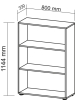 Regal 3 OH B 800 mm
Buche - More 7